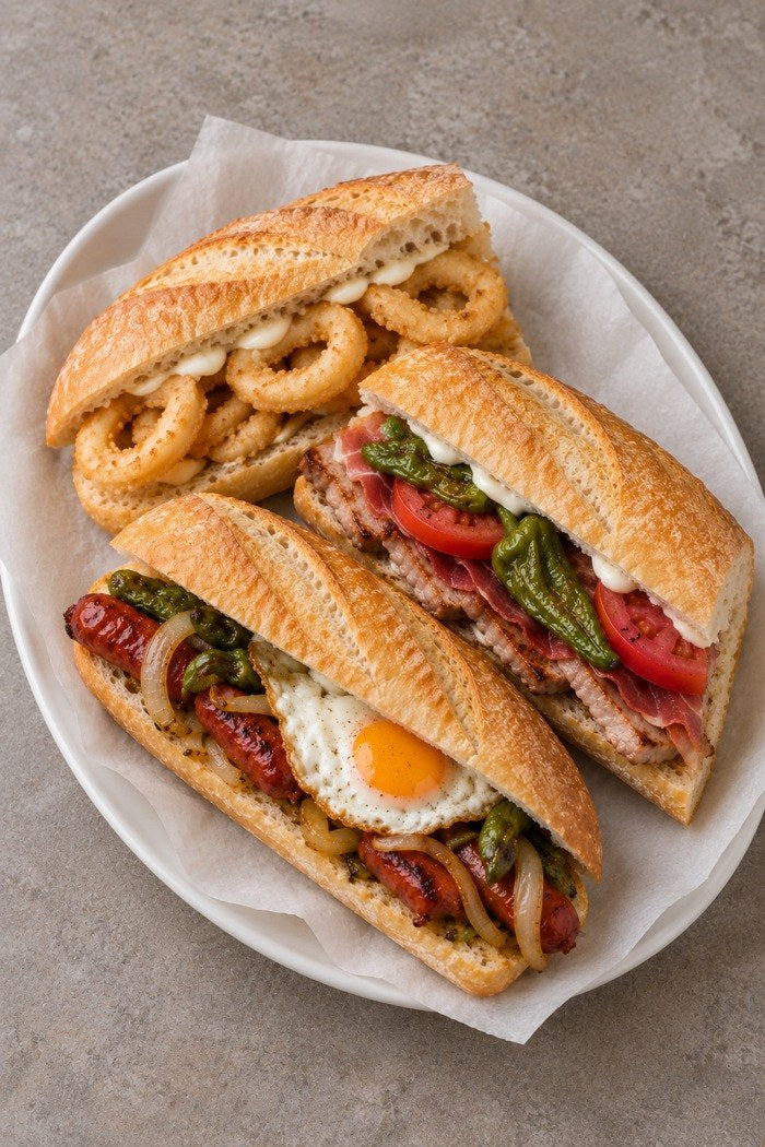 Bocadillos especiales de la carta